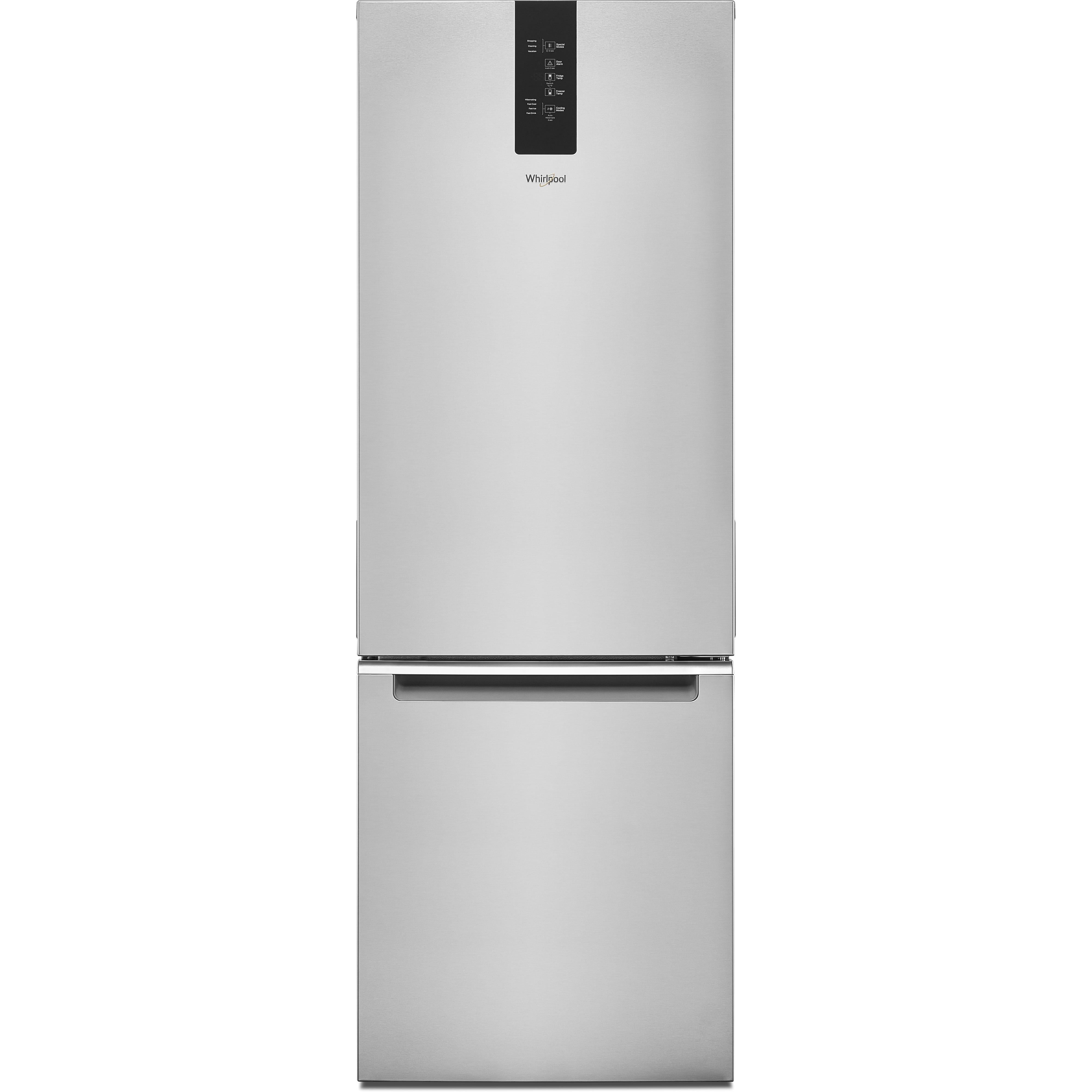 24-inch, 12.9 cu ft. Bottom-Freezer Refrigerator with ice maker WRB543