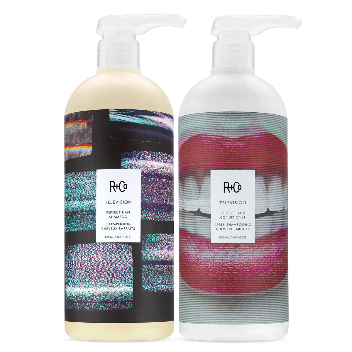 TELEVISION Perfect Hair Shampoo + Conditioner Liter Set