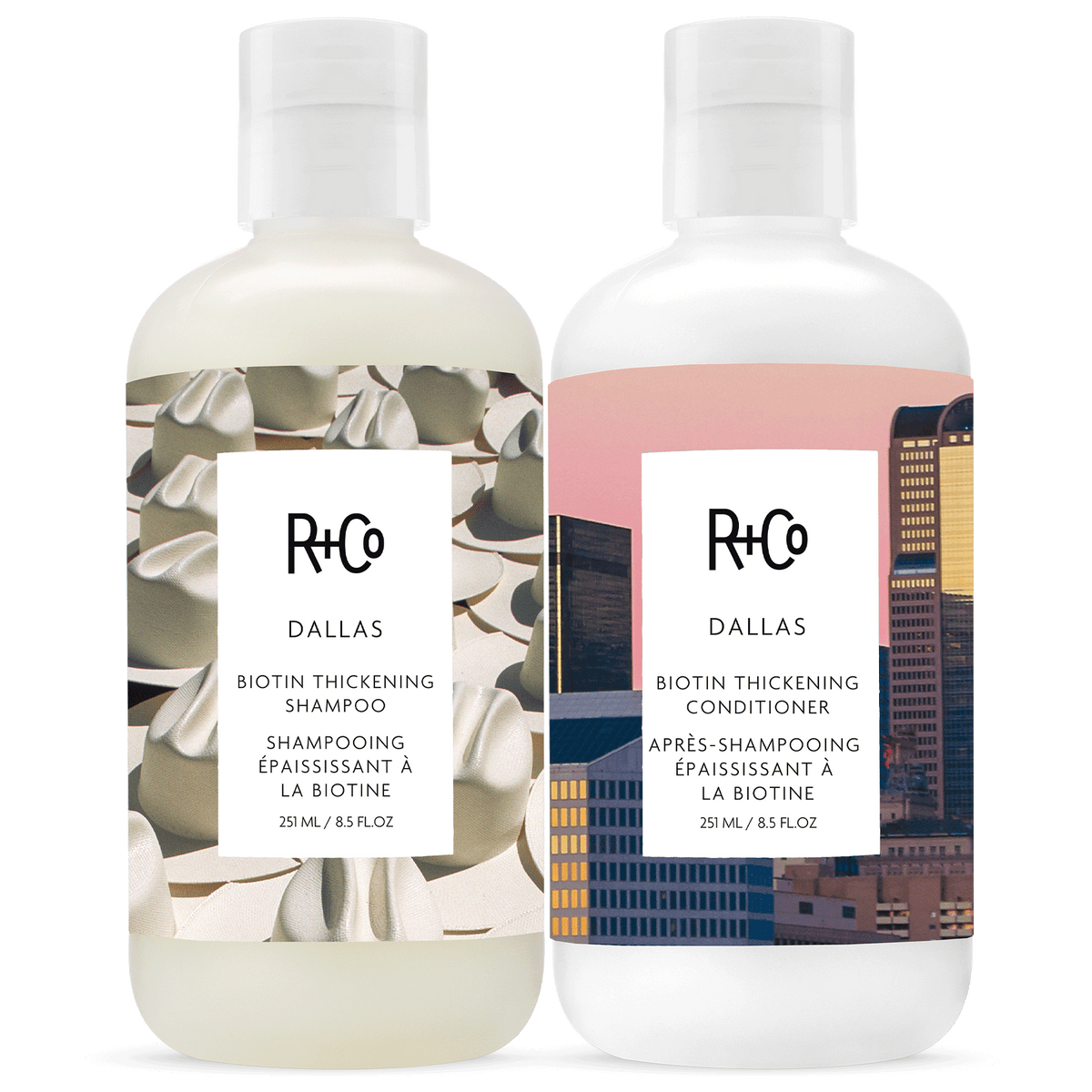 DALLAS Biotin Thickening Shampoo + Conditioner Set