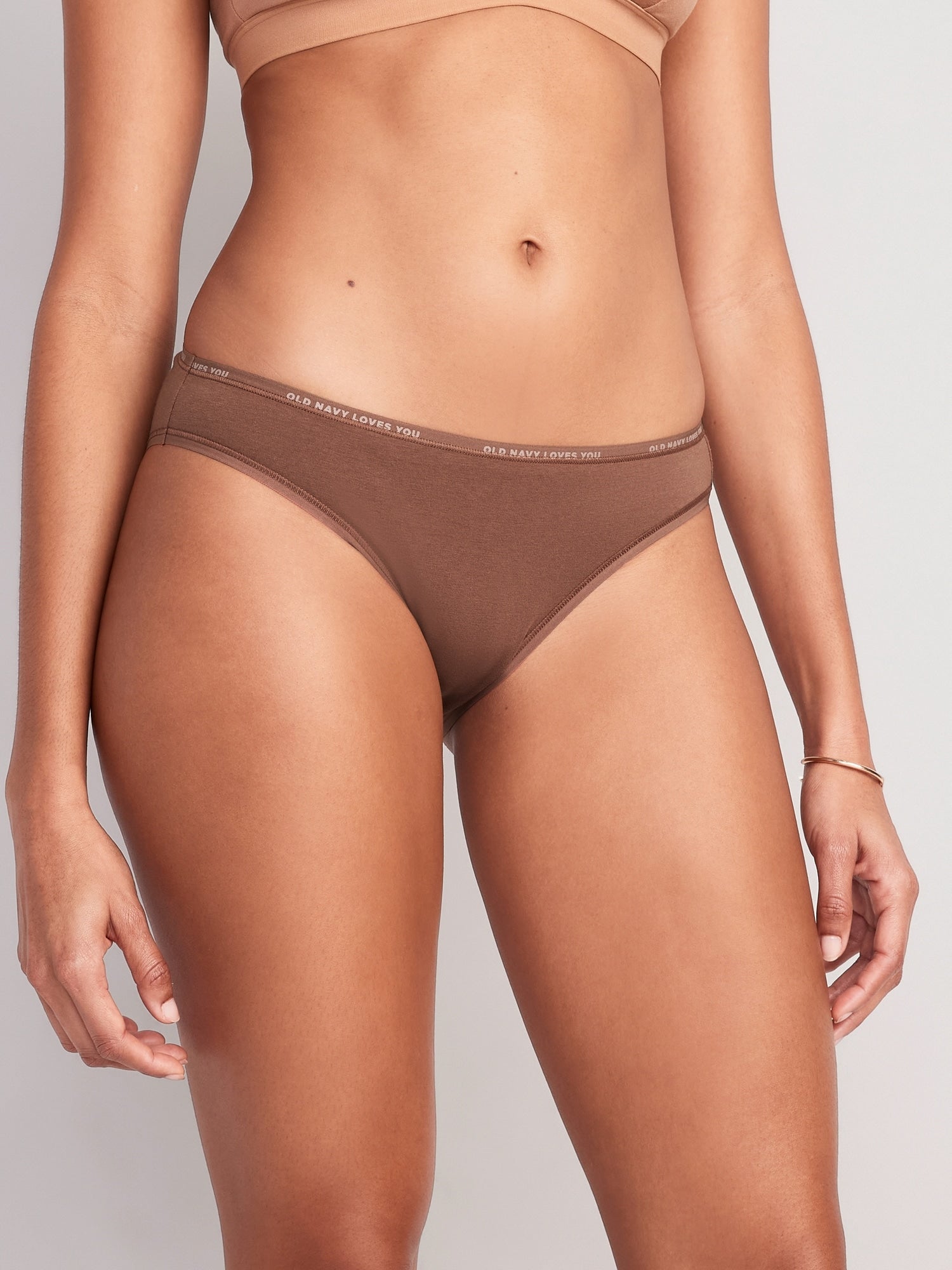 Mid-Rise Lace-Trimmed Bikini Underwear for Women - Old Navy Philippines