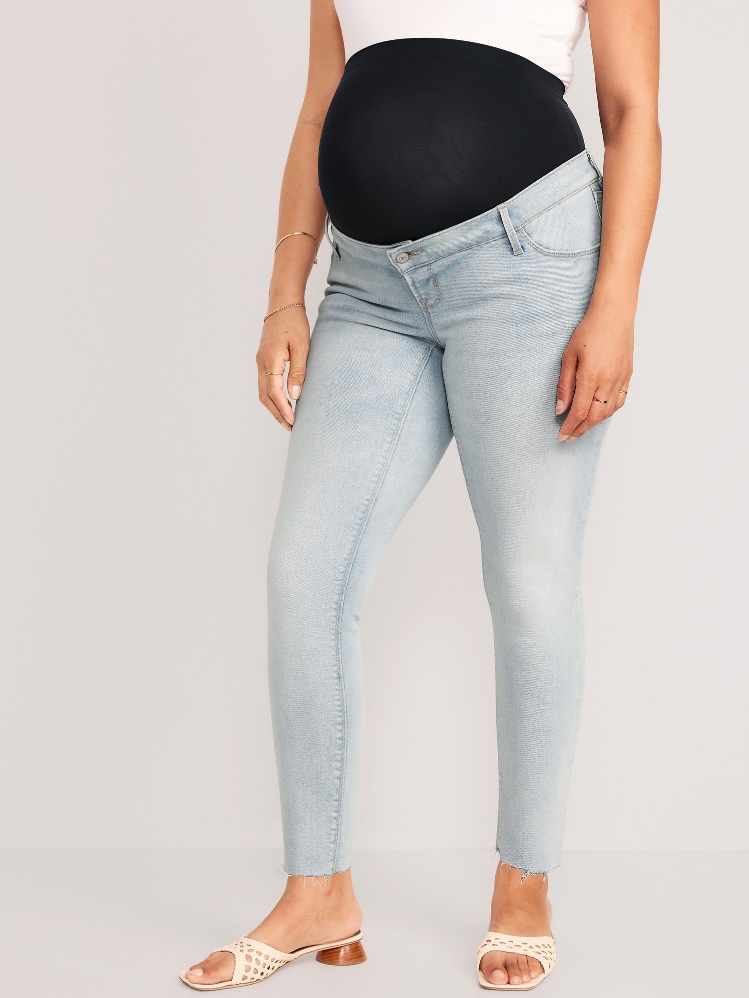 Maternity Side-Panel Rockstar Jeans