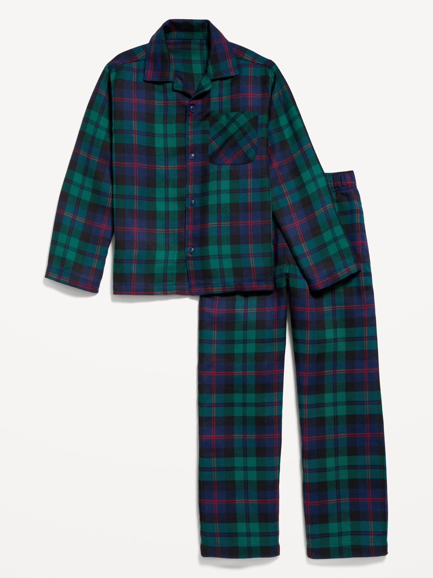 Gender-Neutral Matching Flannel Pajama Set for Kids - Old Navy