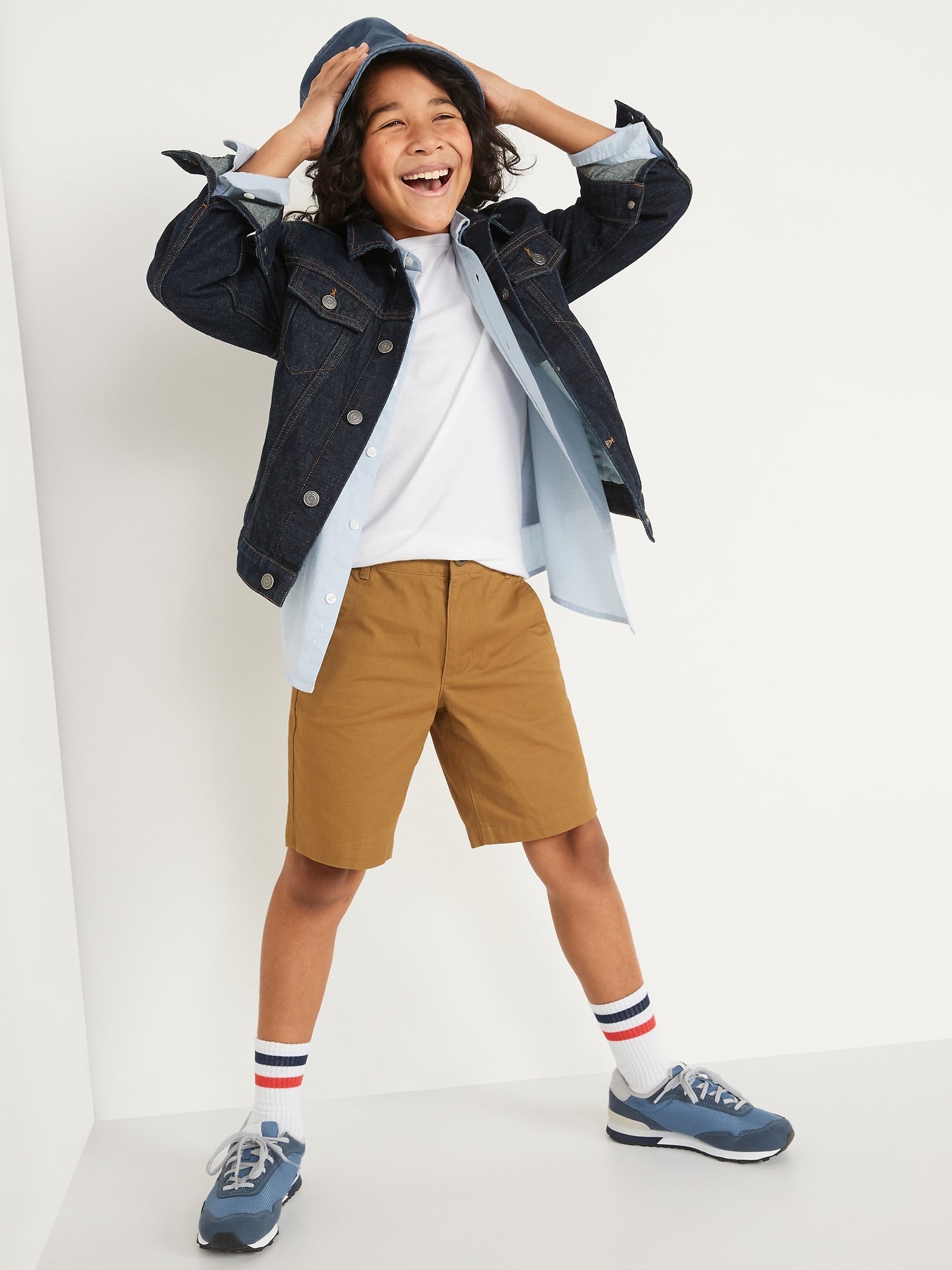Built-In Flex Straight Twill Jogger Shorts for Boys (At Knee) - Old Navy  Philippines