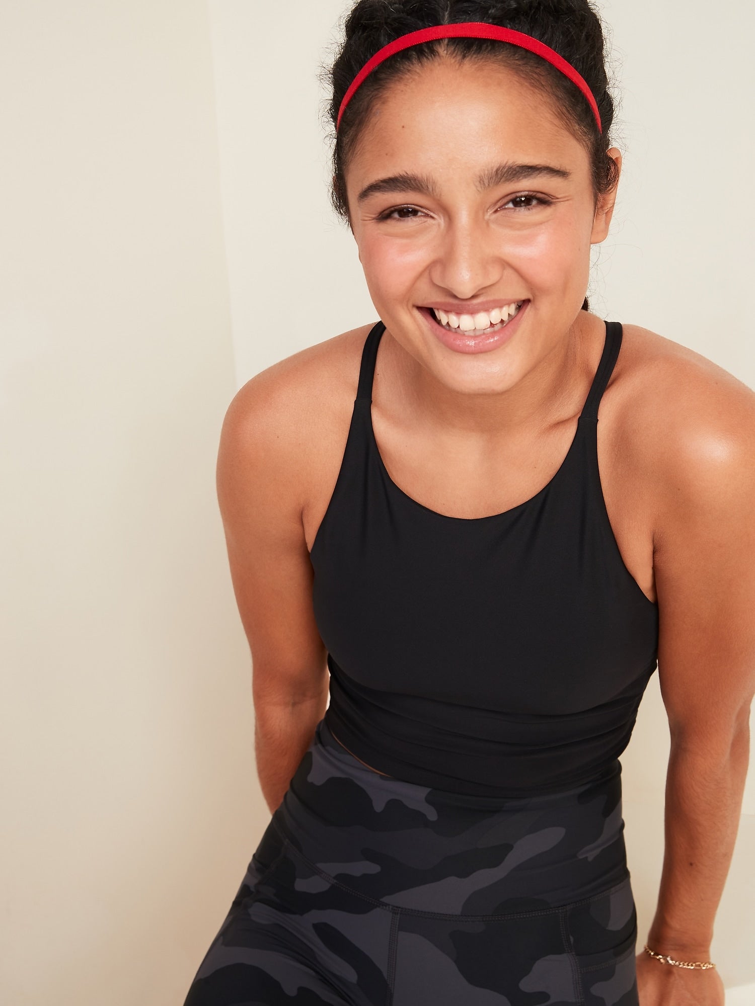 Light Support PowerSoft Textured-Rib Sports Bra for Women - Old Navy  Philippines