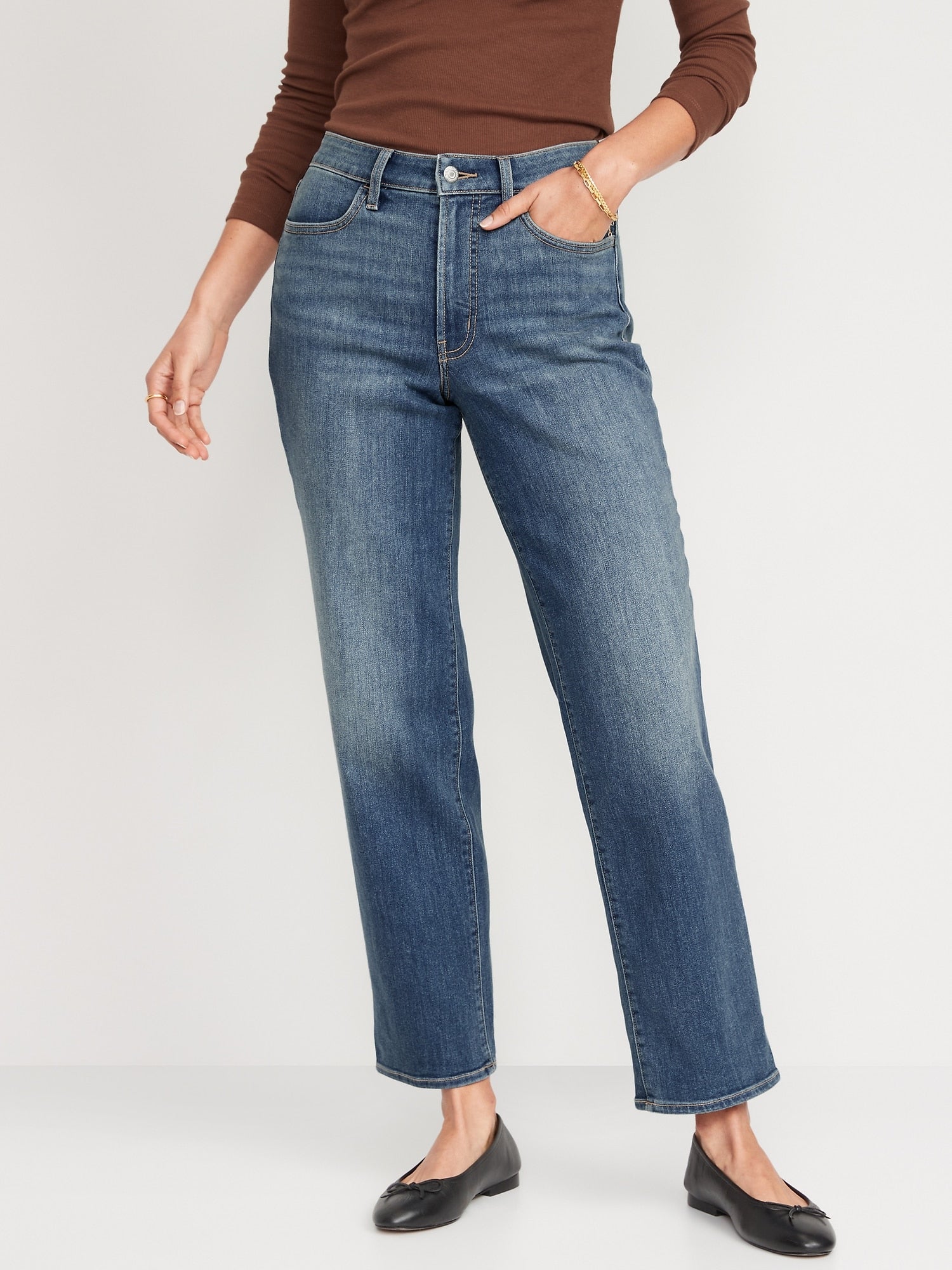 High-Waisted Dark-Wash Super Skinny Jeans for Women - Old Navy Philippines