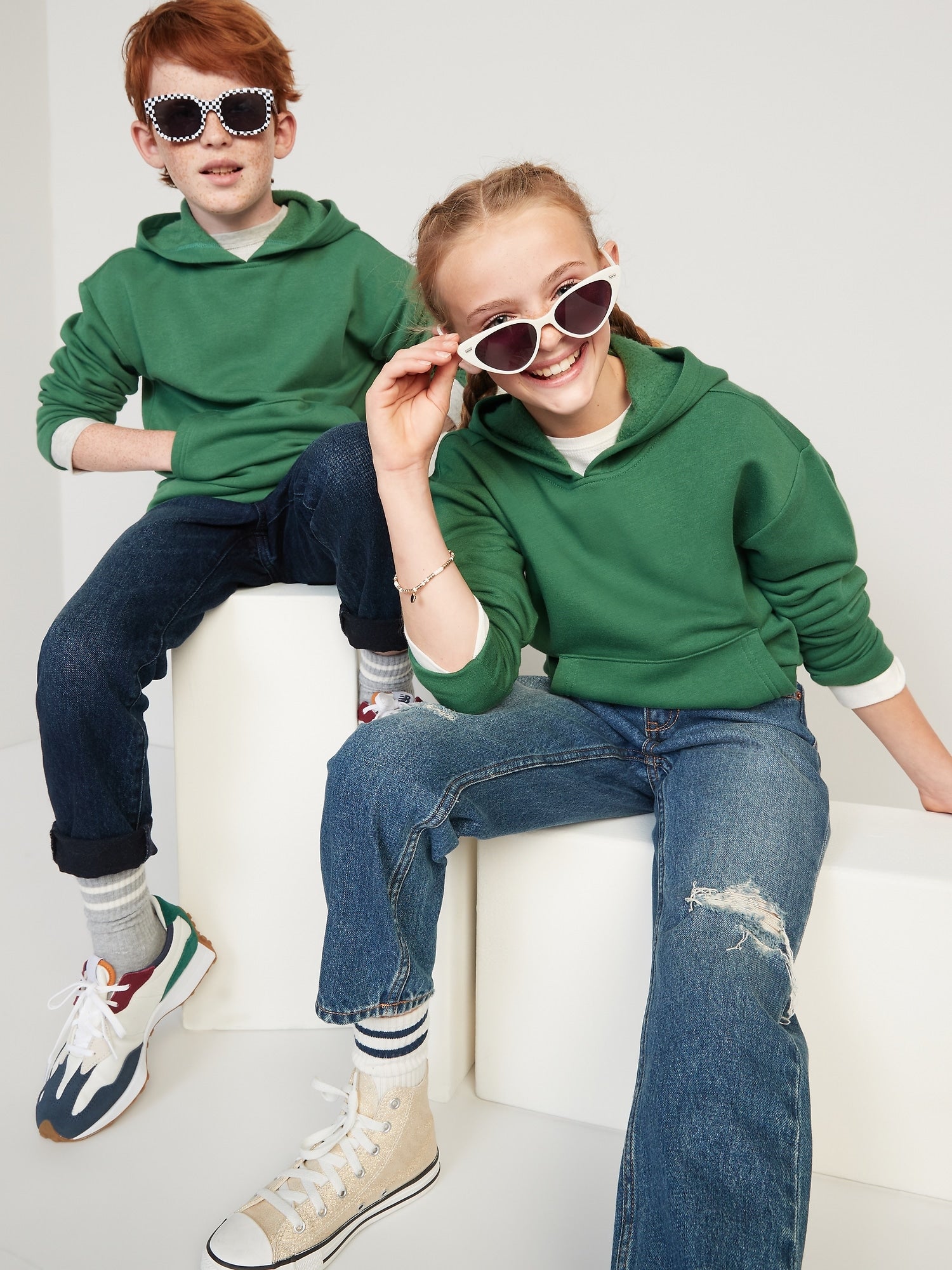 Gender-Neutral Logo-Graphic Sweatpants For Kids