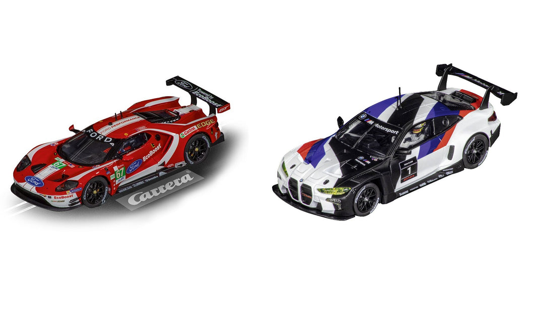 Carrera 31010 + 31023 BMW M4 GT3 und Ford GT Race Car Set Digital 132 NEU,  lose ohne OVP – Rennzentrum-Zehlendorf-Shop