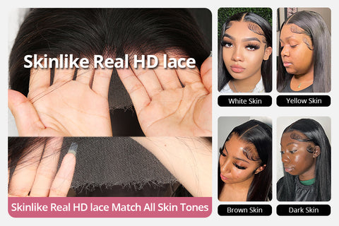 what's the difference of hd lace? shine hair wig real hd lace