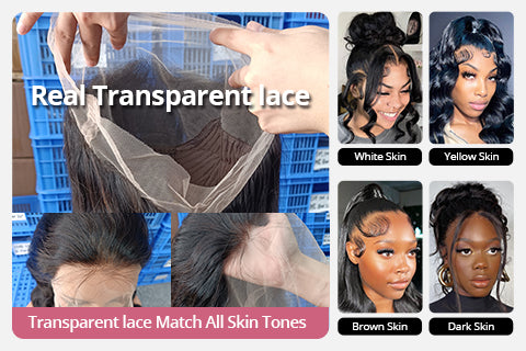 Transparent Lace Glueless Installment