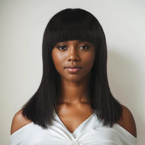 Classic Glueless Bob Straight Wig Wear Go Human Hair - SHINE HAIR WIG