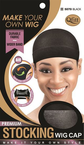 Qfitt Sili Band Stocking Wig Cap (5000 Light Brown)