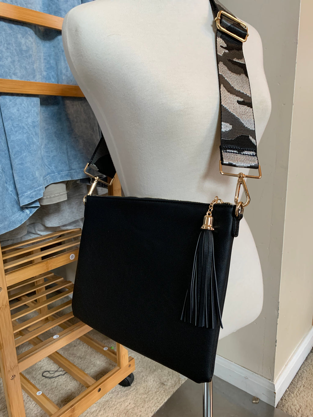 Pretty Simple Nadya Nylon Bum Bag Black