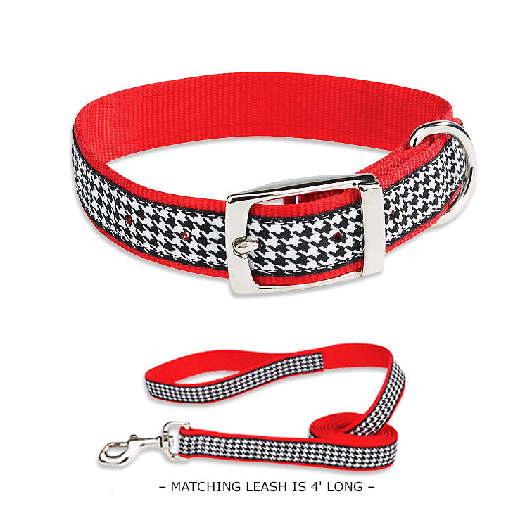 houndstooth dog harness