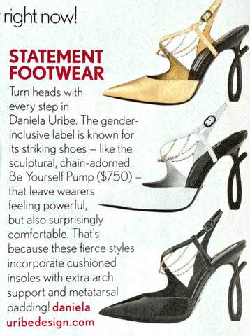 Life & Style statement footwear Daniela Uribe