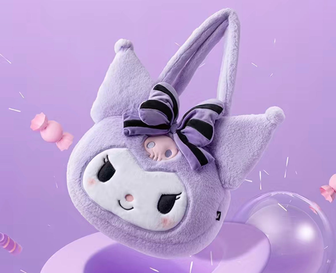 Purple Kuromi Plush Bag