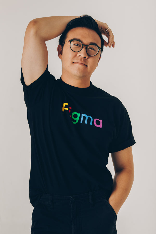 Rainbow logo tee