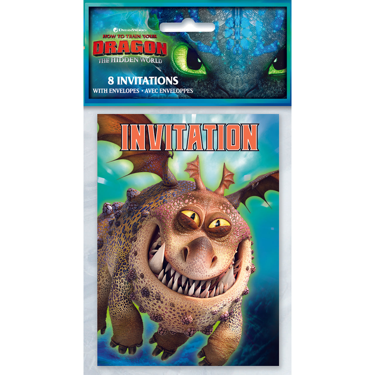How to Train Your Dragon: The Hidden World – Party Invitations [8 per Package]