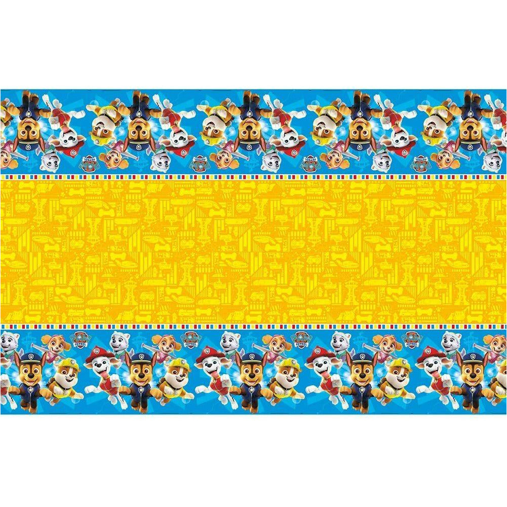 Paw Patrol Rectangular Plastic Table Cover [54×84 Inches]