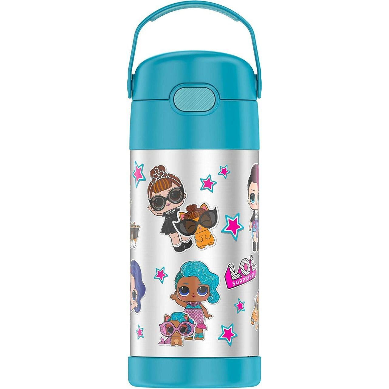 Thermos Kids Vacuum Insulated10 oz Straw Bottle, Paw Patrol Girl