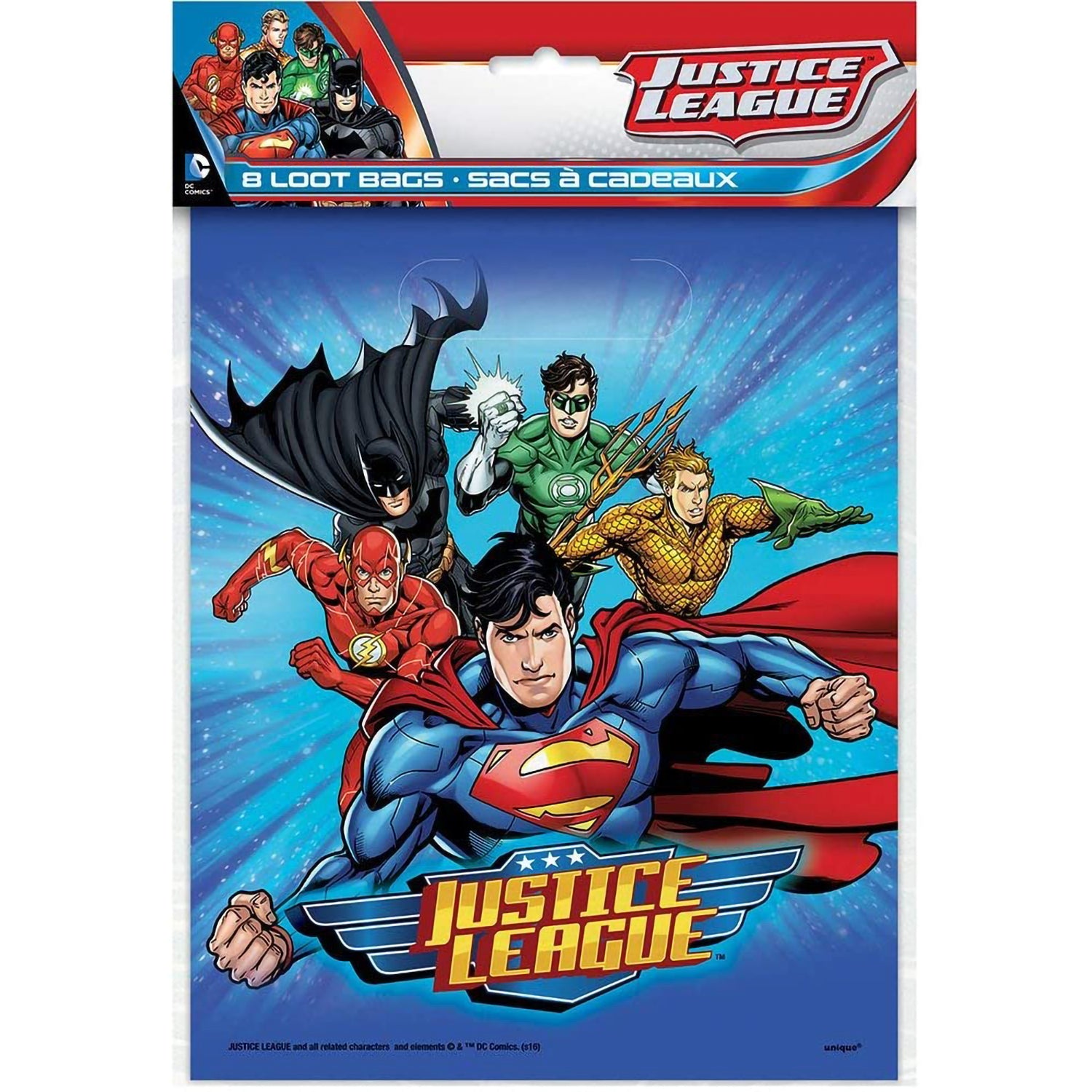 Justice League Occasion Loot Luggage [8 per Pack]