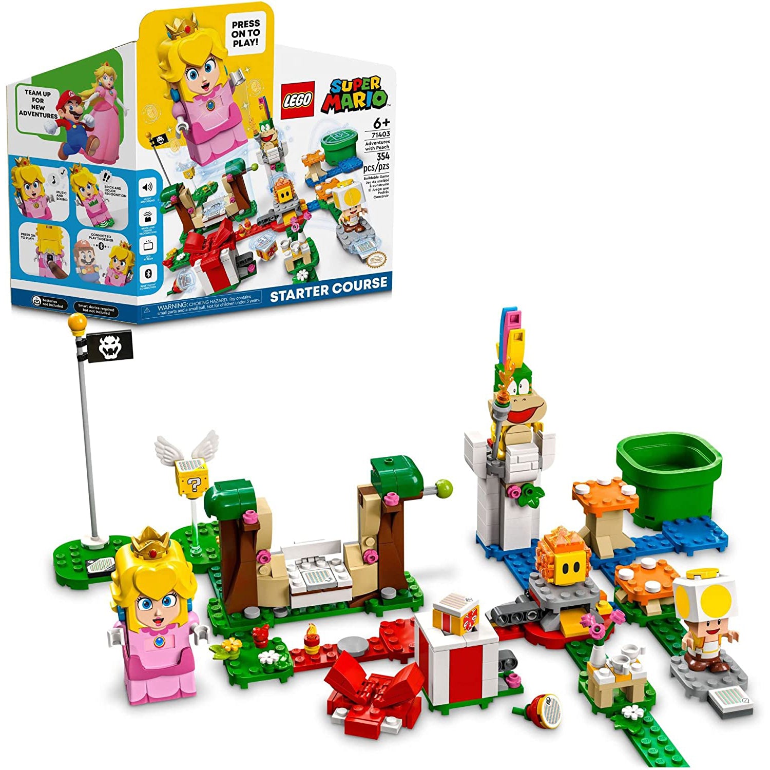 LEGO Tremendous Mario Starter Course – Adventures with Princess Peach [71403 – 354 Pieces]