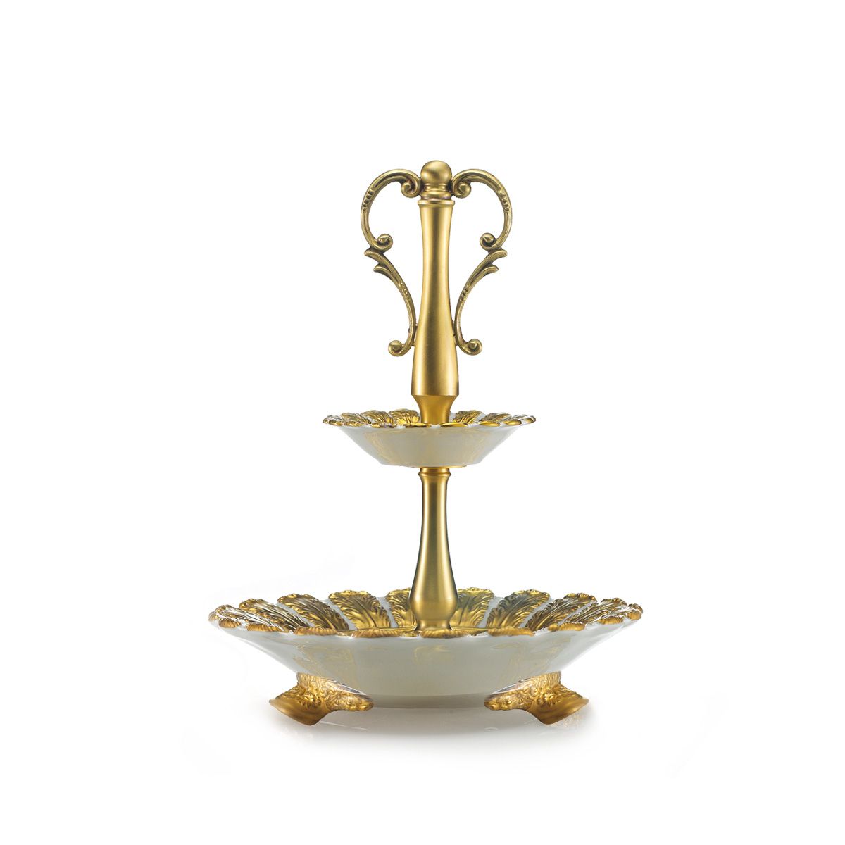 Taormina Multicolor & Gold Small Cake Stand VILLARI