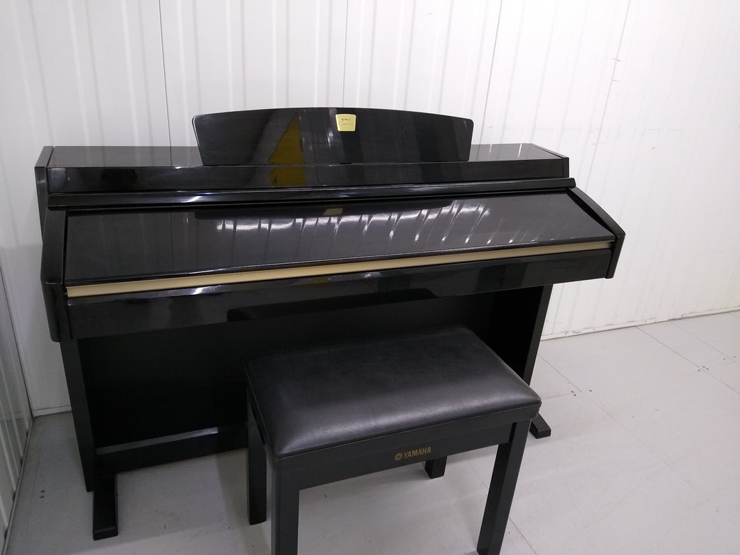 Yamaha Clavinova CLP-240PE Digital Piano polished GLOSSY BLACK stock # 22119