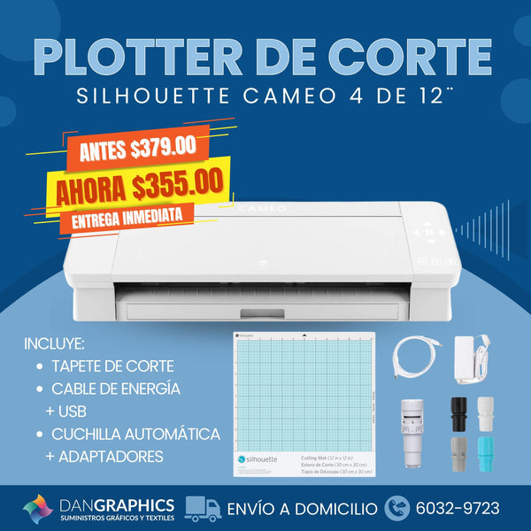 PLOTTER CAMEO PORTRAIT 3 SILHOUETTE 20 CM – ADH Papeles Adhesivos