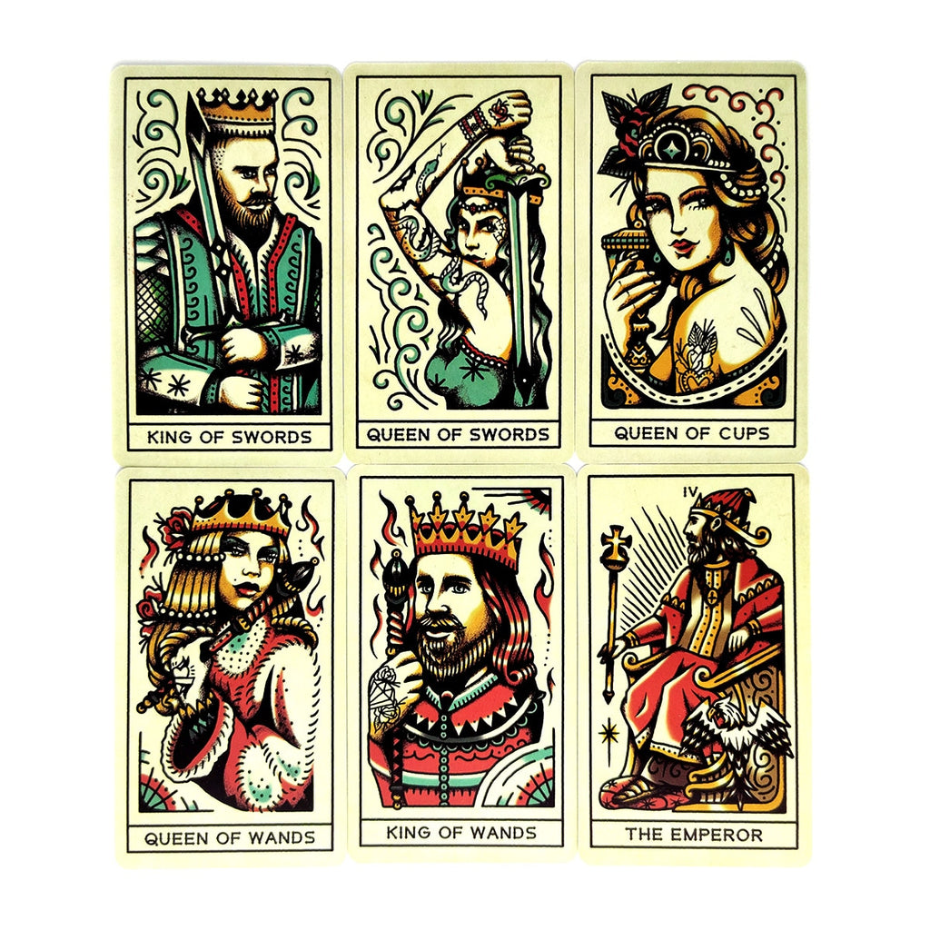 Tarot Card Tattoo Designs and Meanings The Court Cards or Royalty Symbols   TatRing