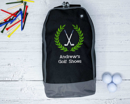 Personalised Embroidered Golf Shoe Bag