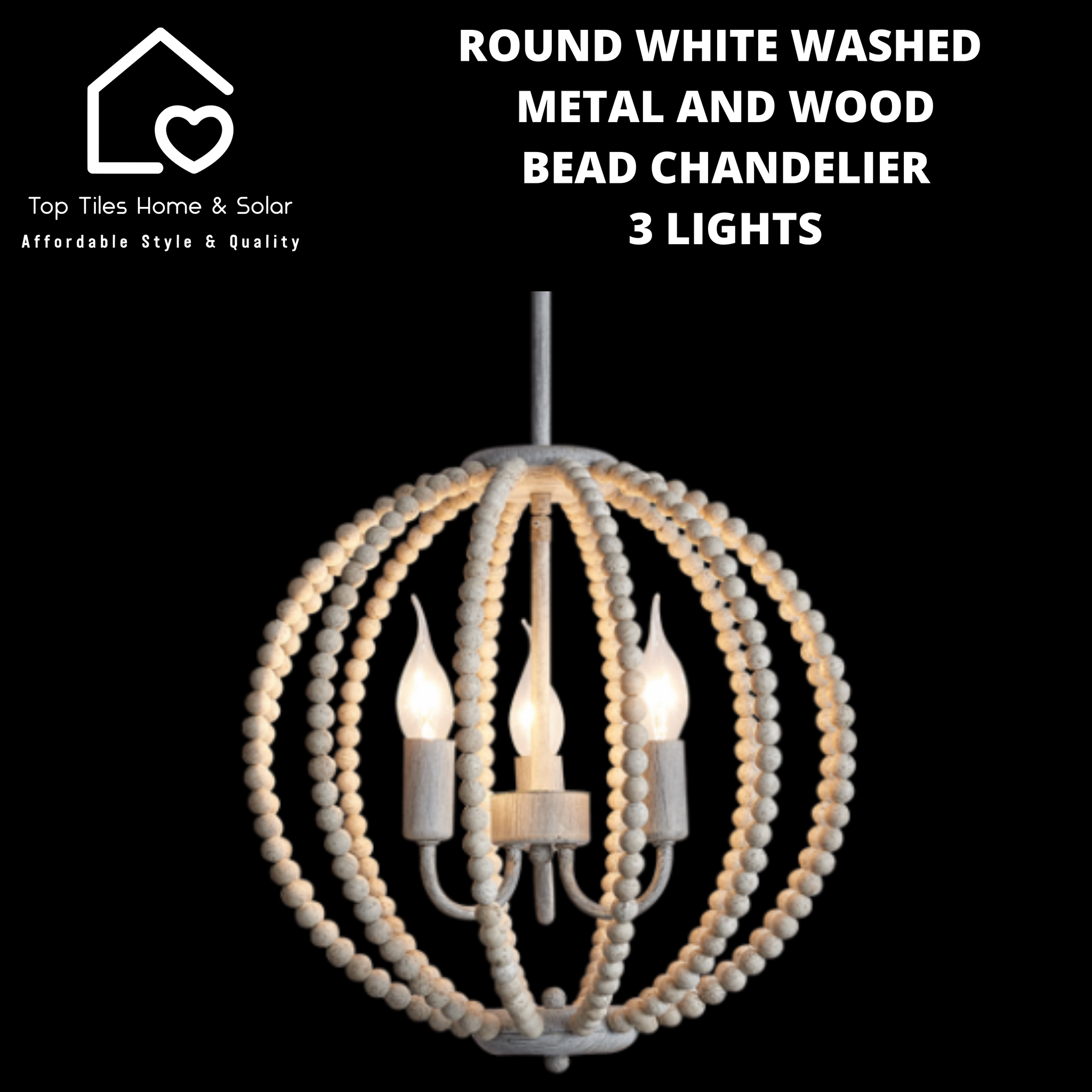 white round chandelier