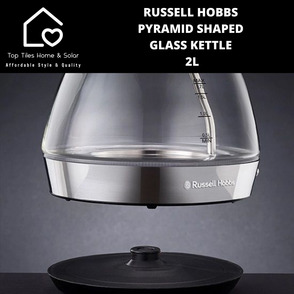 russell hobbs pyramid glass kettle