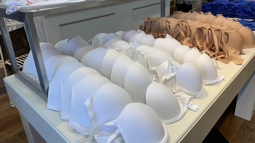 T-Shirt Bras on Display at Belle Lacet Lingerie