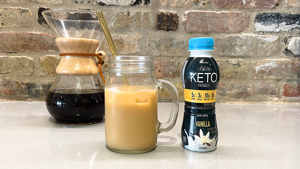 ratio dairy beverage with coffee