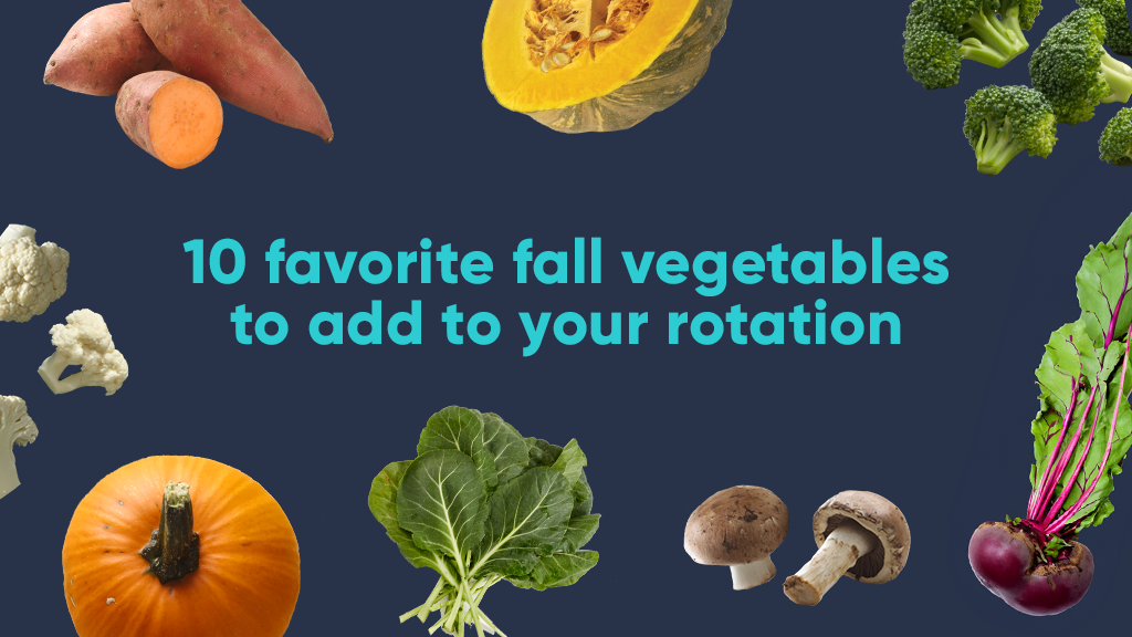 ten fall vegetables