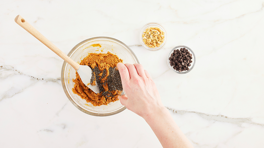 cookie ingredients in a bowl