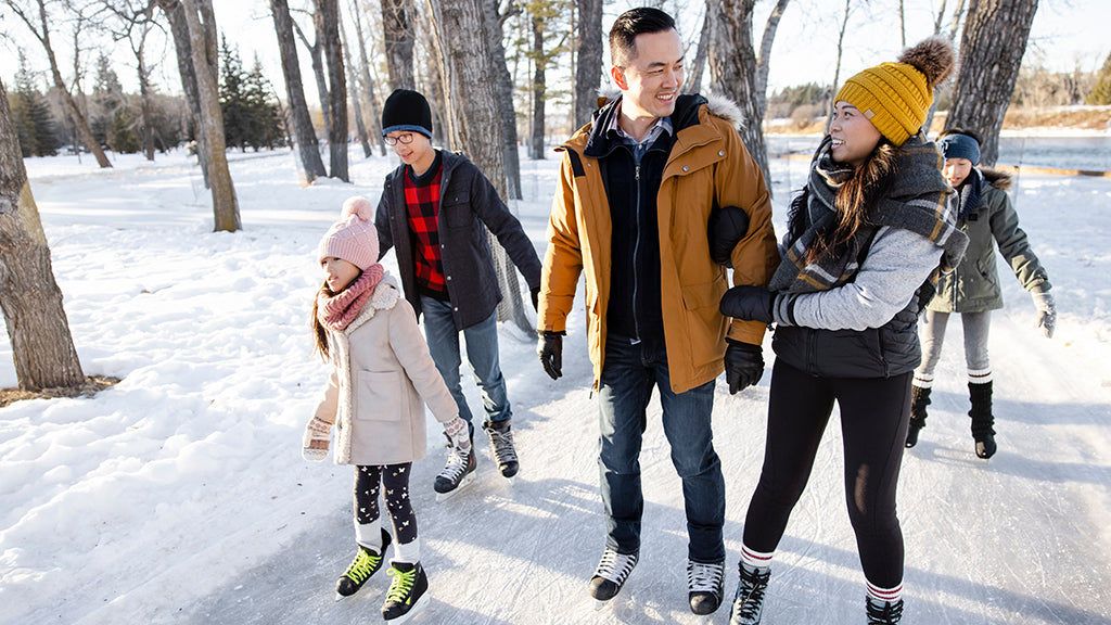 family ice skating