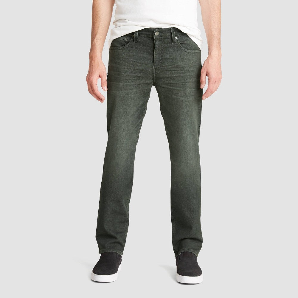 Denizen from Levi's Men's 216 Slim Fit Knit Olive Green Jeans - 31x32