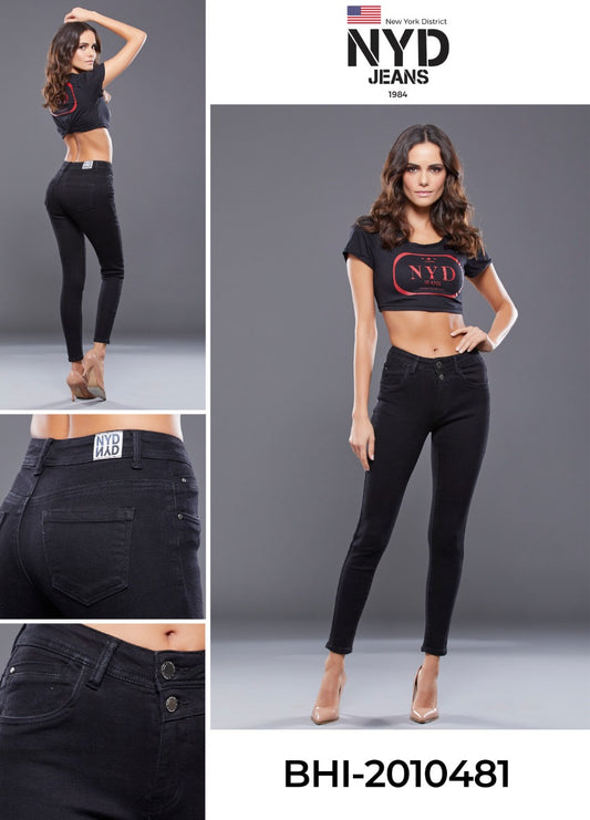 Pantalon para Mujer marca NYD Jeans mezclilla Skinny Stretch BHI-20102 –  Cazanovaonline