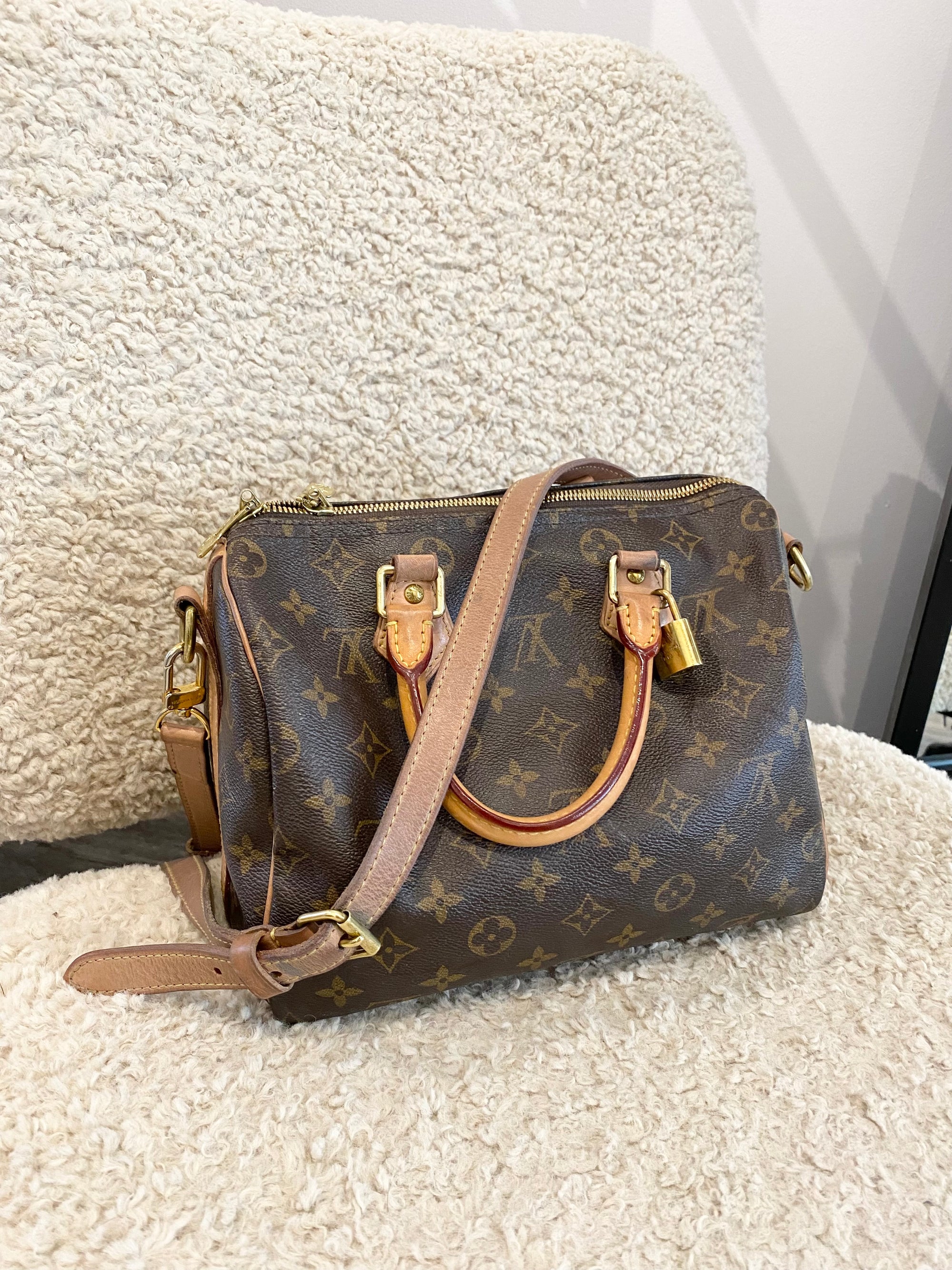 Louis Vuitton Speedy Bandouliere 25 Review, Mod Shots, Pros and Cons,Speedy  B 25,Damier Ebene 