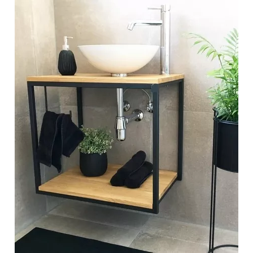 MUEBLE DE BAÑO ESTILO INDUSTRIAL 200 – BA STUDIO