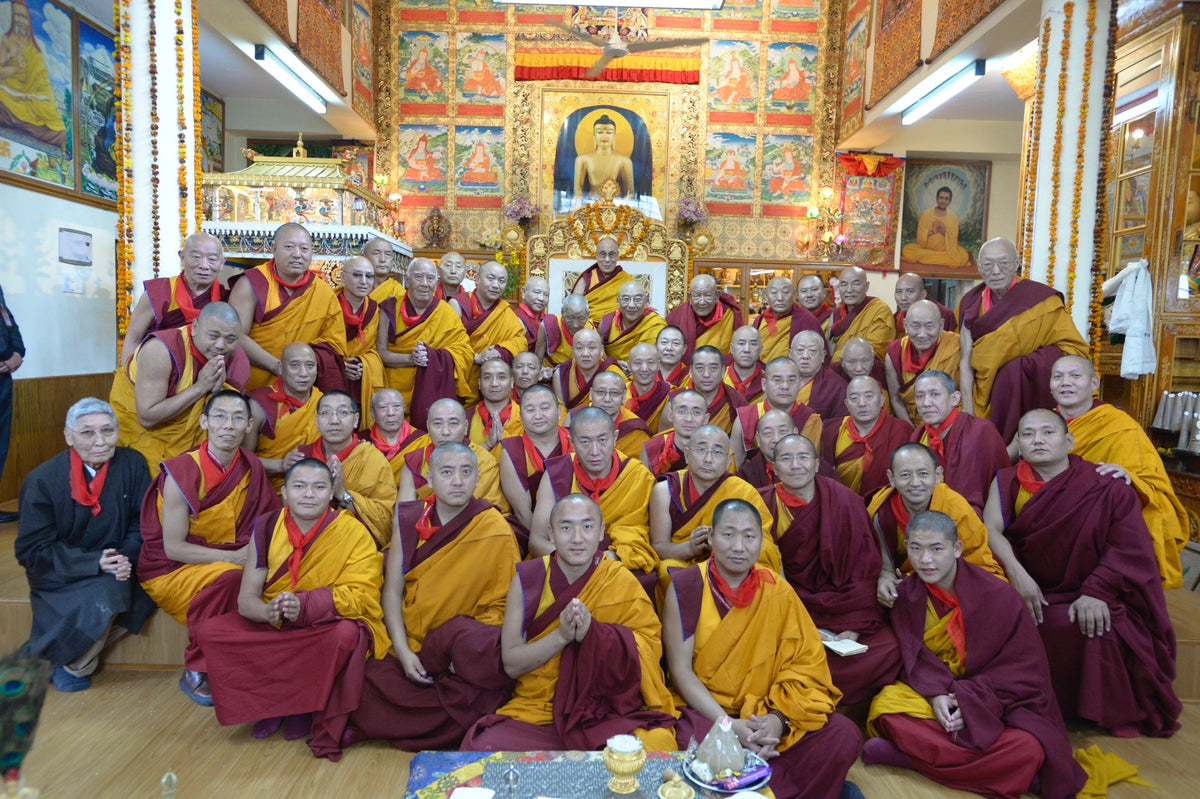 2015 long life prayers offered to His Holiness by Namgyal Monastery