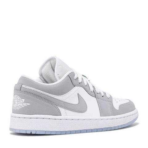 Air Jordan 1 Low White Wolf Grey Women S Sole Ground