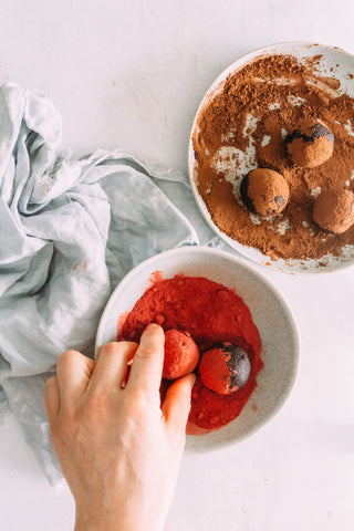 receta bolitas red velvet saludables