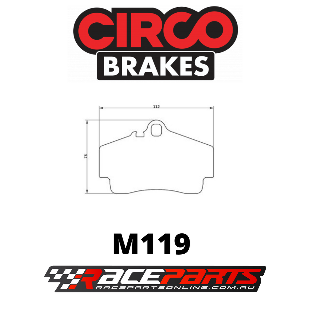 Circo Brake Pads REAR (Porsche Carrera / Boxster / Cayenne / Cayman) -  RaceParts Online