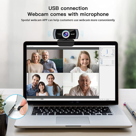 Angetube 4K Streaming Webcam con AI Tracking with USB3.0 913
