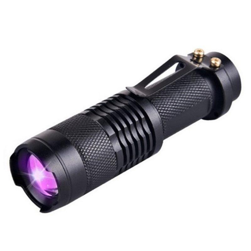 Land dood Geniet LED UV Flashlight Ultraviolet Torch With Zoom Function Mini UV Black L -  Pets Baba