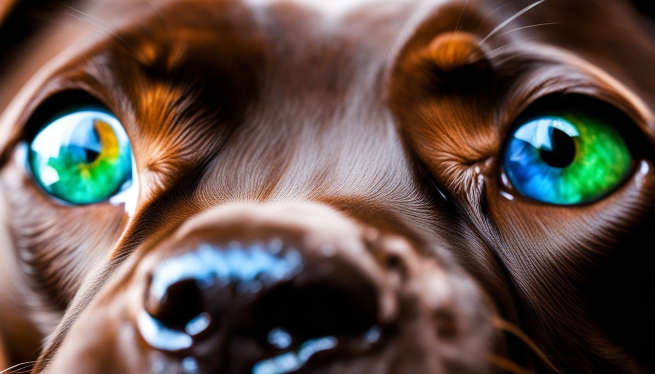 A jaw-dropping collection of Chocolate Lab eyes, flaunting colors from blue to hazel to green, making you question.
