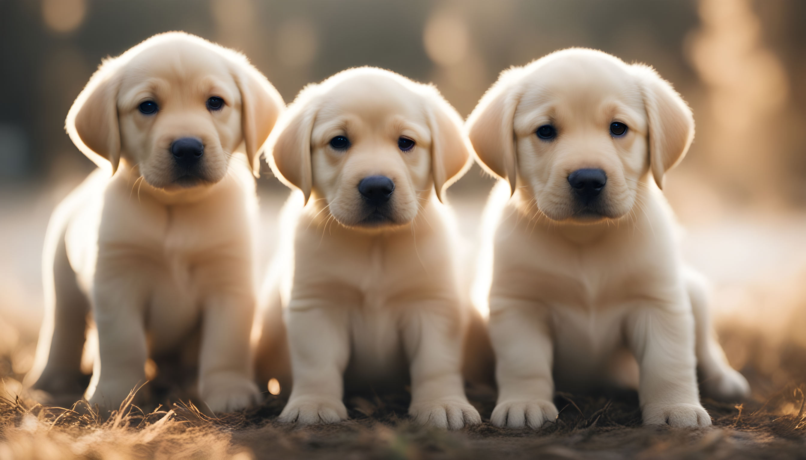 Look at these adorable Labrador Retriever puppies!