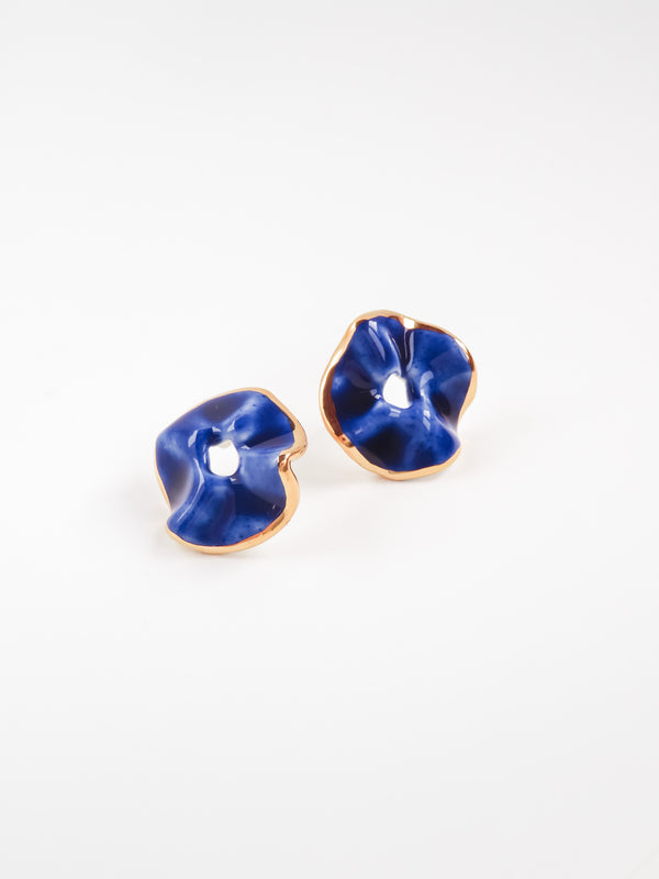 Georgie Earrings · Blue